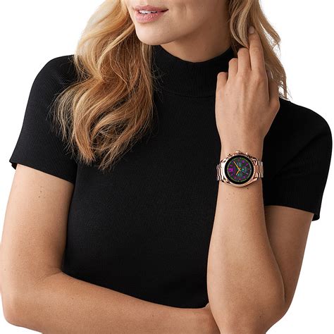 michael kors access bradshaw pavé rose gold tone smartwatch|Gen 6 Bradshaw Pavé Rose Gold.